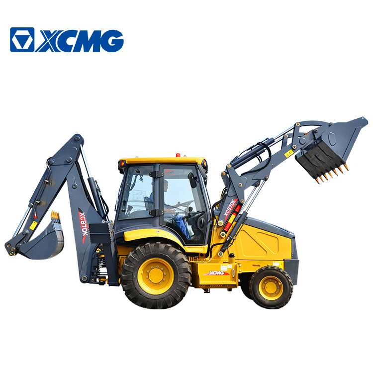 XCMG Official Wheel Backhoe Loader 2.5 ton mini back hoe loaders XC870K for sale